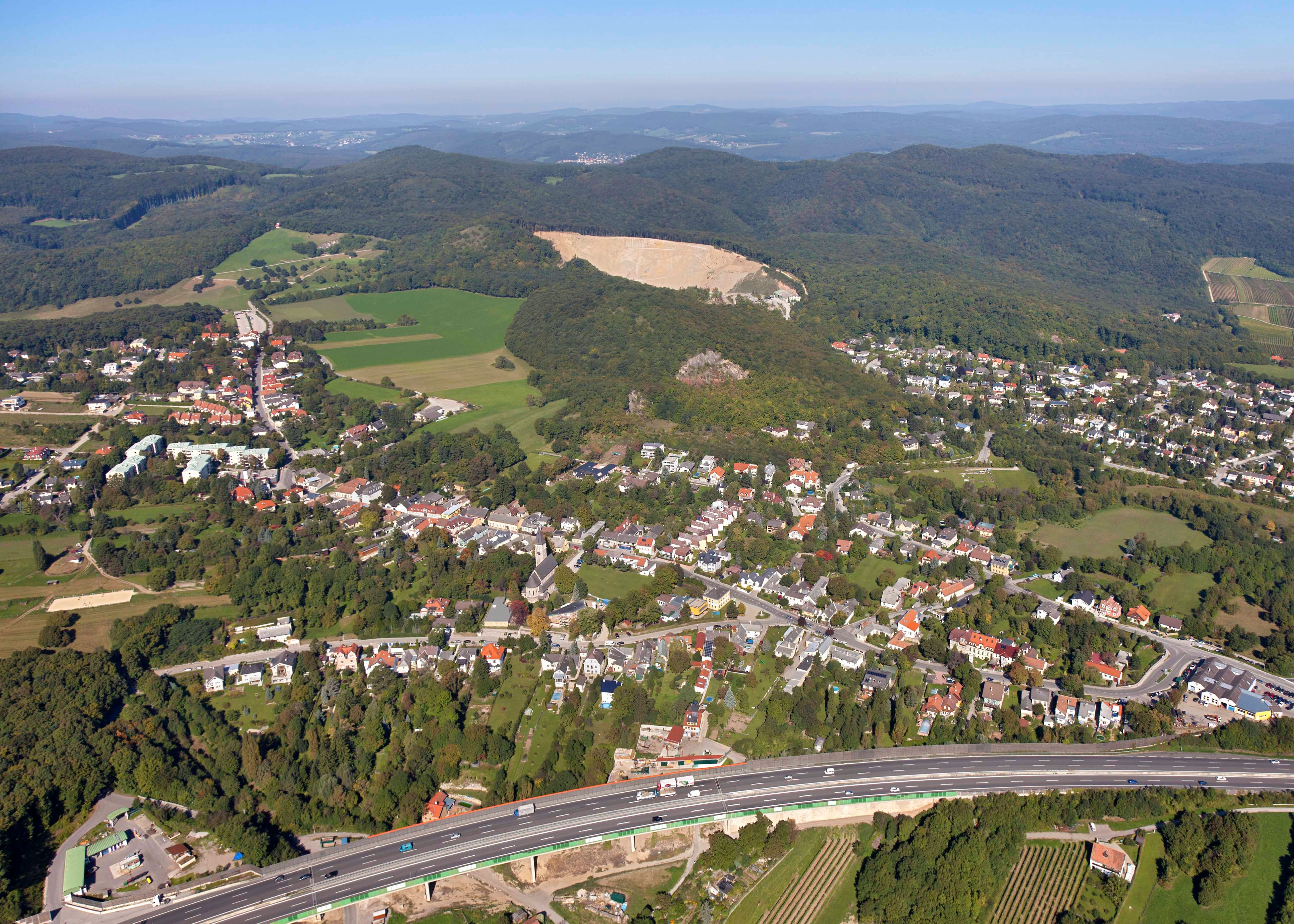 Luftansicht Gemeinde Gaaden