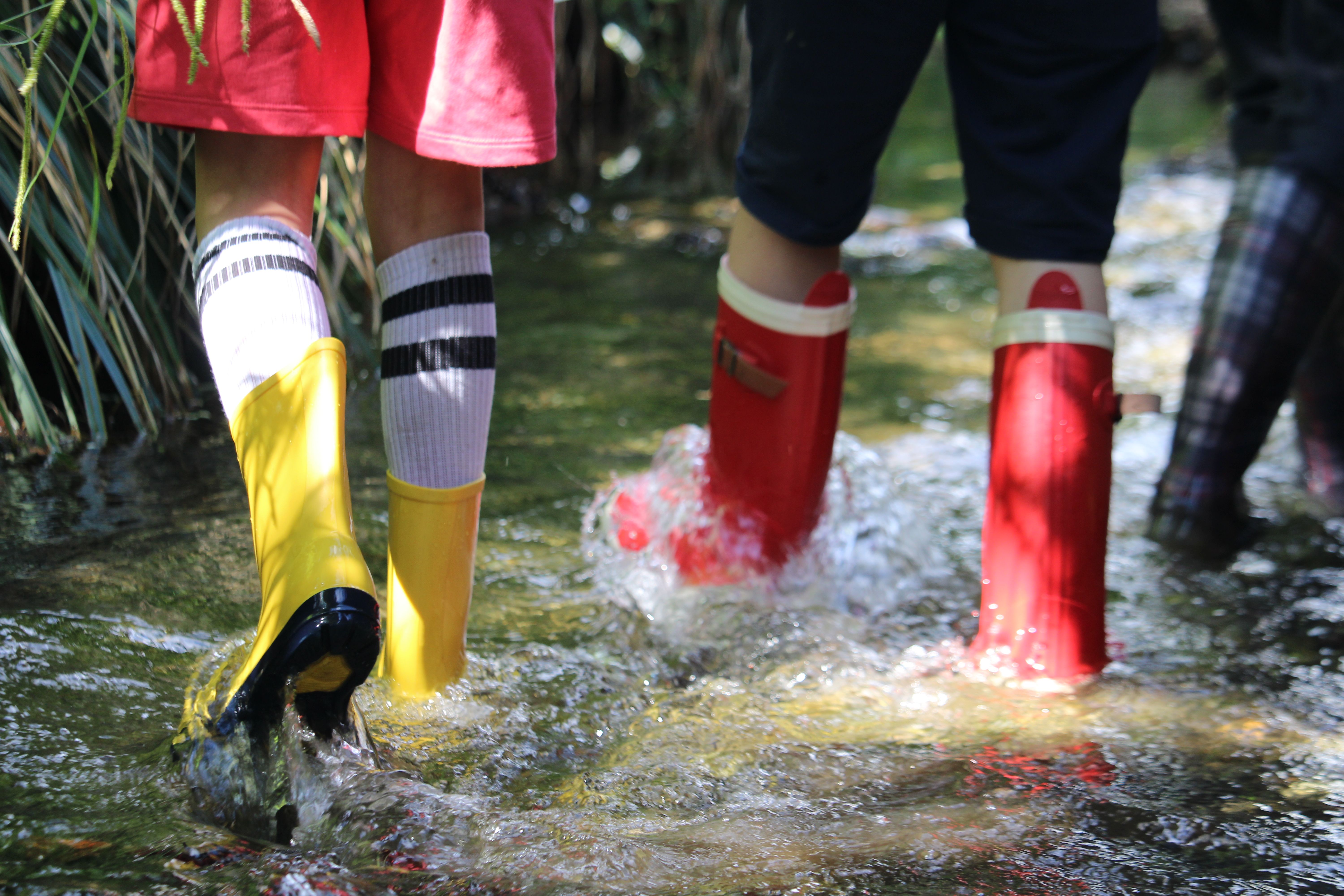 Gummistiefel in Bach