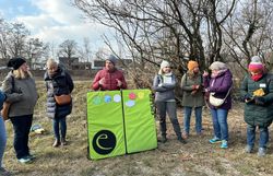 Wie wirkt sich der Klimawandel auf verschiedene Ökosysteme in Österreich aus? - Teilnehmer:innen tauschen sich aus.
