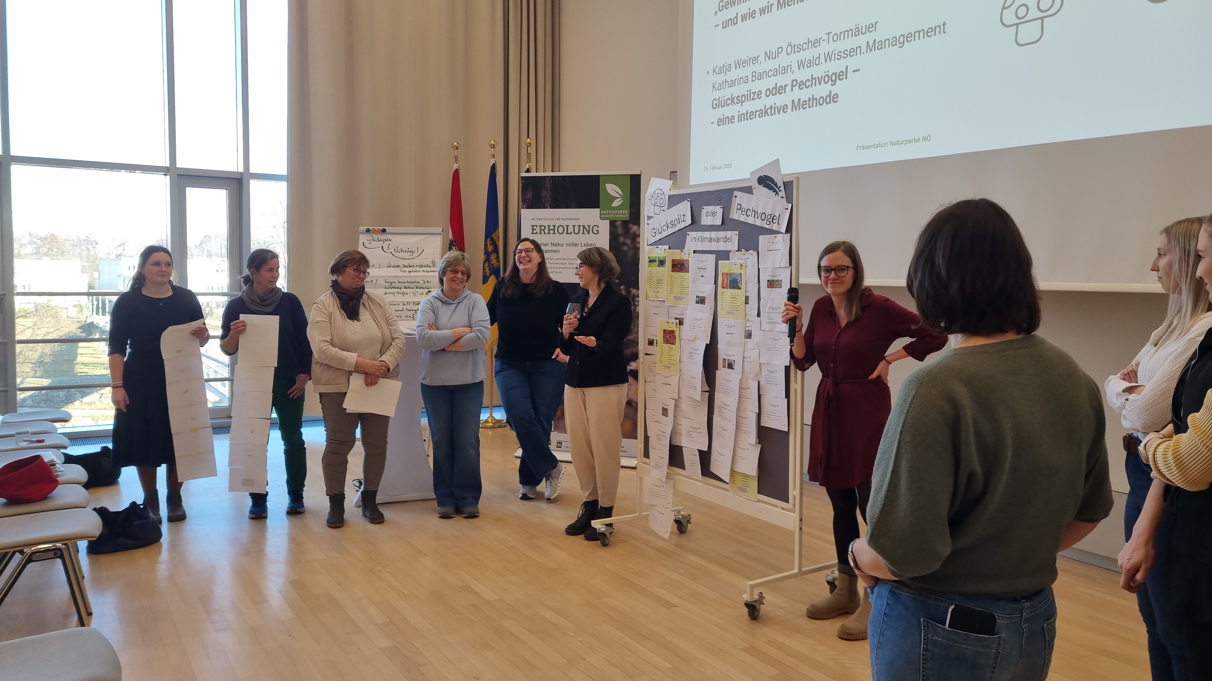 Gemeinsames Vorstellen von Tierarten - Klima-Gewinner oder -Verlierer?