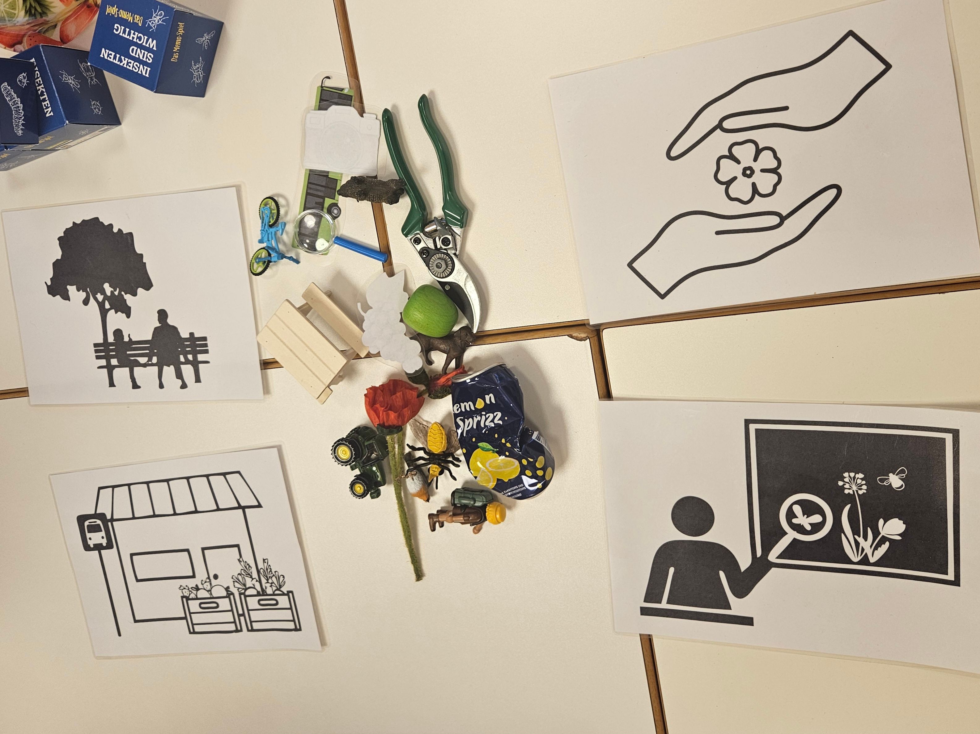 Spiel - die 4-Säulen des Naturparks