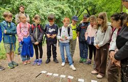 Kinder lösen Müll-Verrottungsdauer Rätsel 